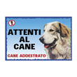 CARTEL CAUCASIAN SHEPHERD PRINTED IN PLASTIC