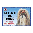 CARTEL SHIH TZU PRINTED IN PLASTIC